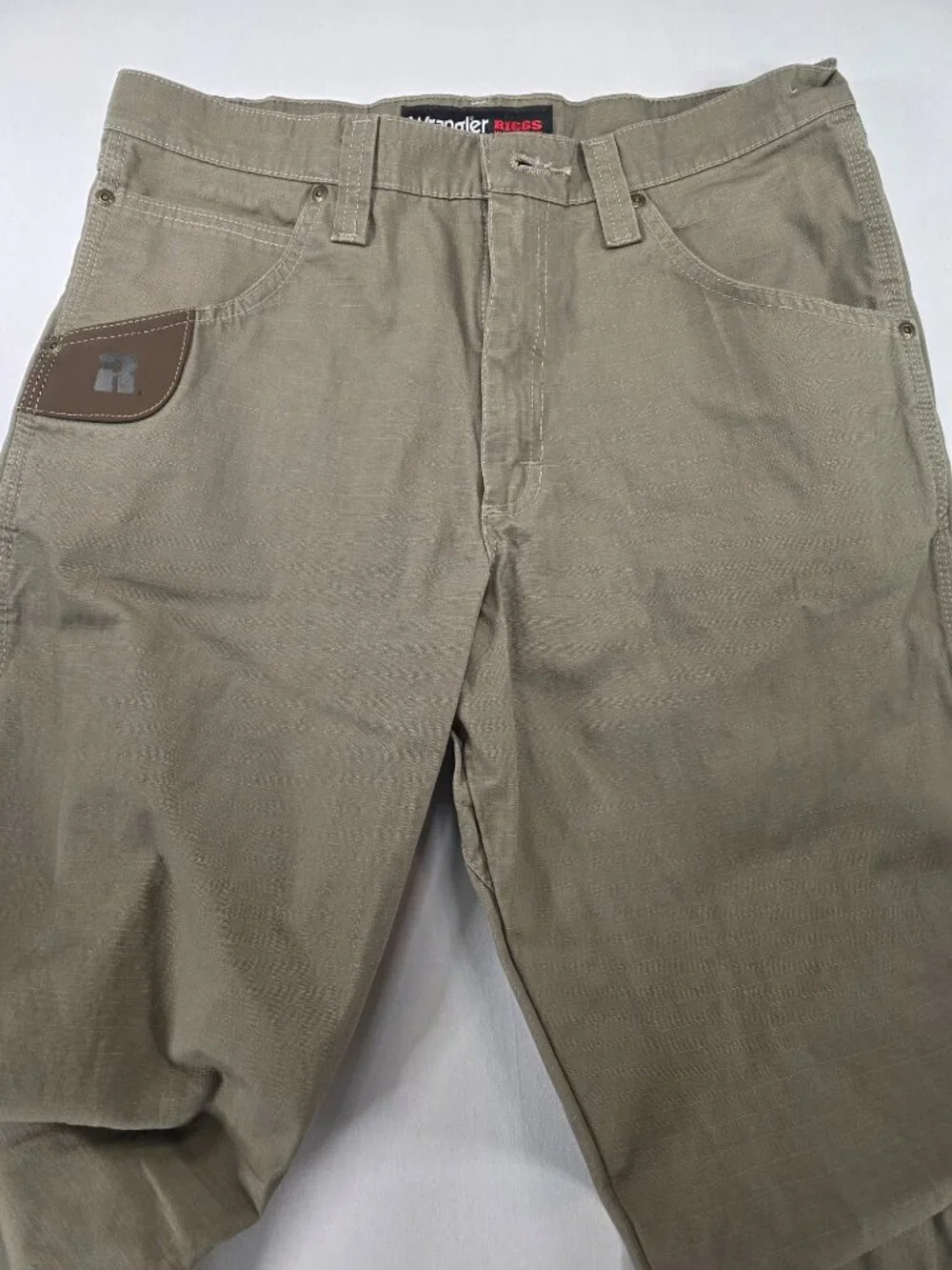 Wrangler Riggs Workwear Utility Work Pants Olive 32x34 NWOT